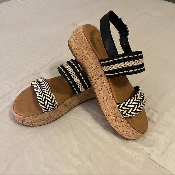 Lucky Brand Jadiel Platform Sandal Sz 8.5 NWOT - Picture 5 of 7